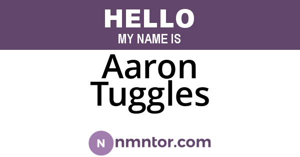 Aaron Tuggles