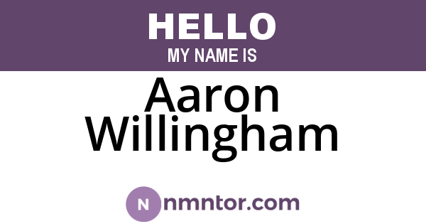 Aaron Willingham