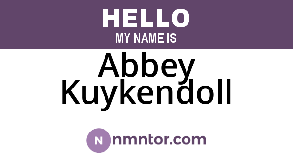 Abbey Kuykendoll