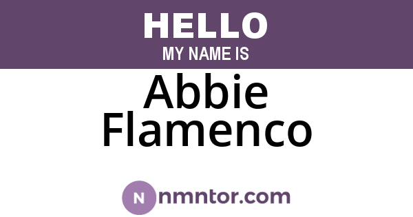 Abbie Flamenco