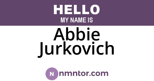 Abbie Jurkovich