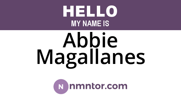 Abbie Magallanes