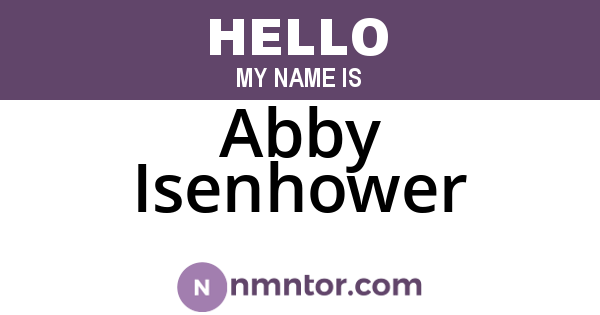 Abby Isenhower