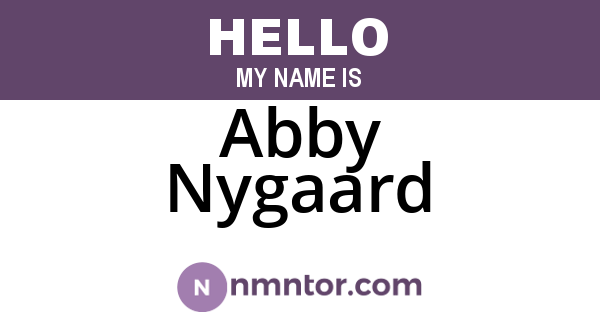 Abby Nygaard