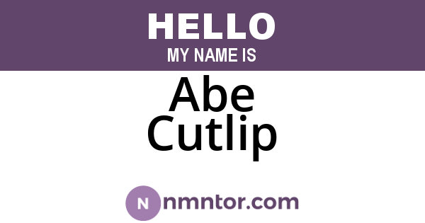 Abe Cutlip