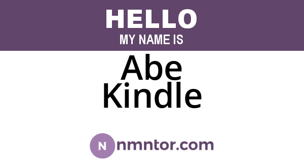 Abe Kindle