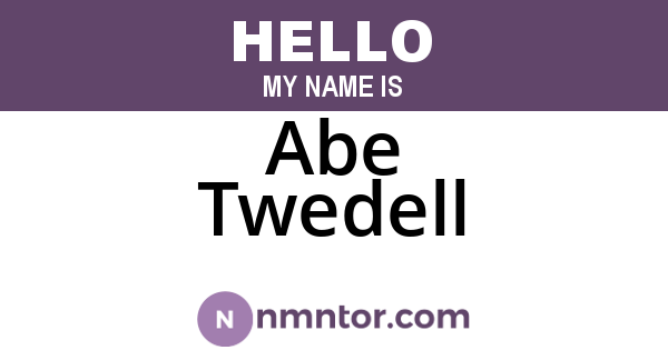 Abe Twedell