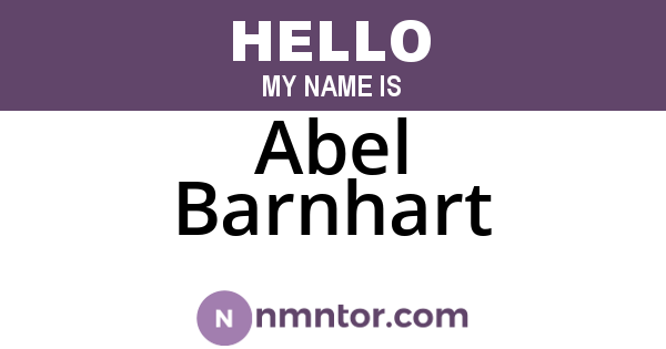 Abel Barnhart