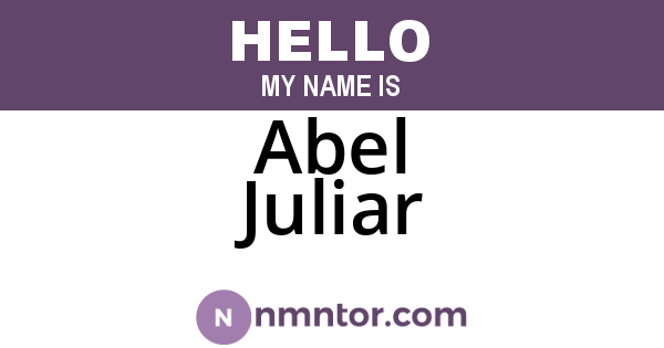 Abel Juliar