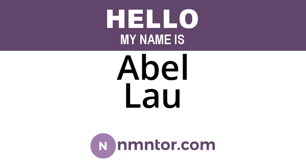 Abel Lau