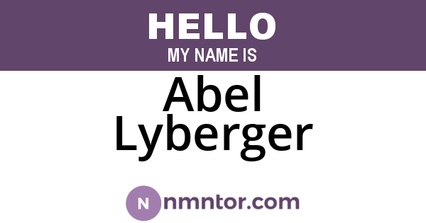 Abel Lyberger