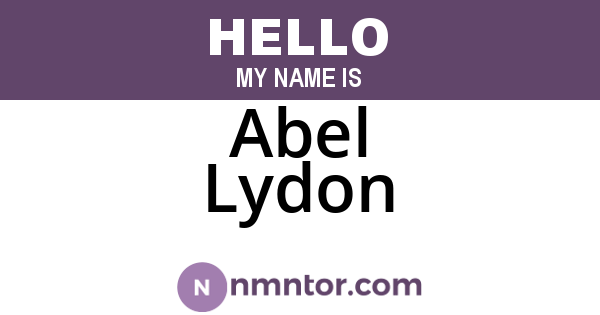 Abel Lydon