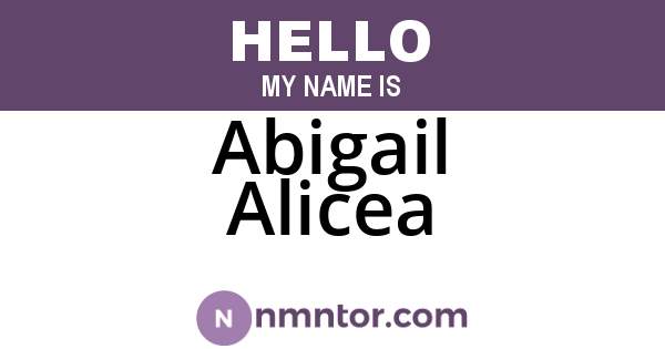Abigail Alicea