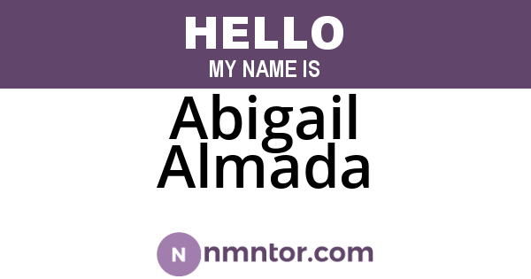 Abigail Almada