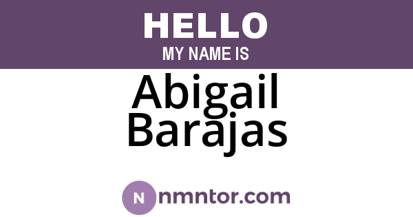 Abigail Barajas
