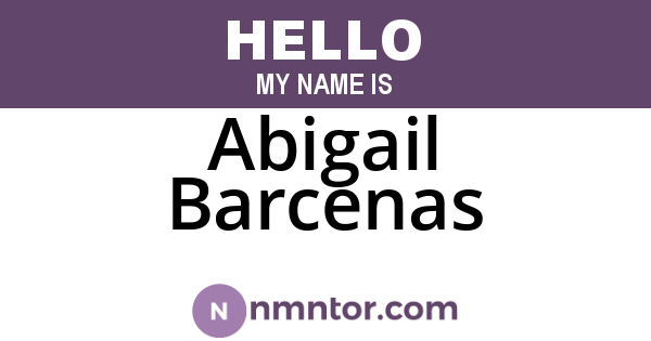 Abigail Barcenas