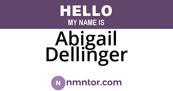 Abigail Dellinger