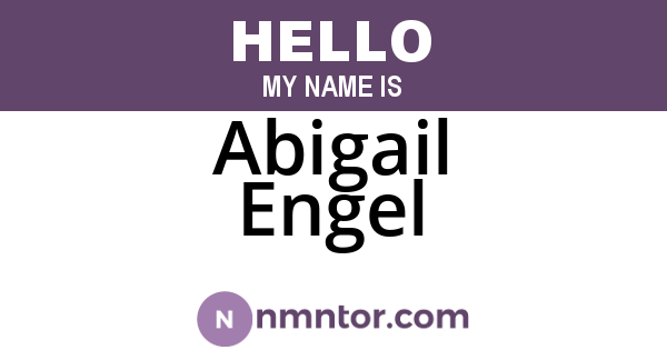 Abigail Engel
