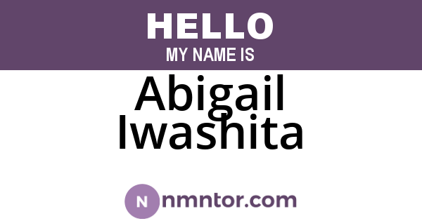 Abigail Iwashita