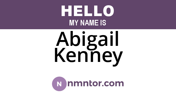 Abigail Kenney