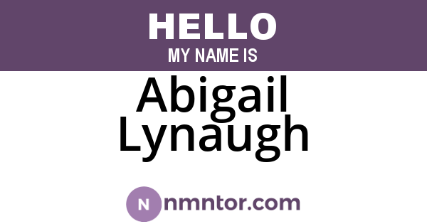 Abigail Lynaugh