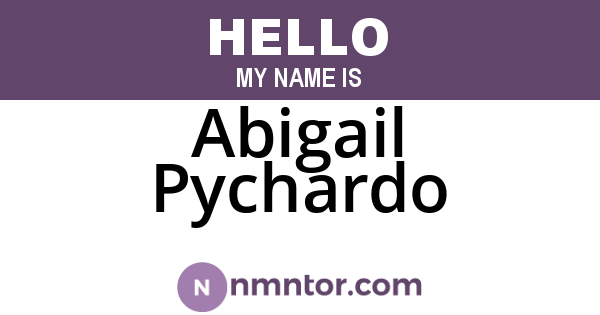 Abigail Pychardo