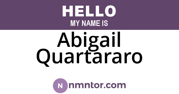Abigail Quartararo