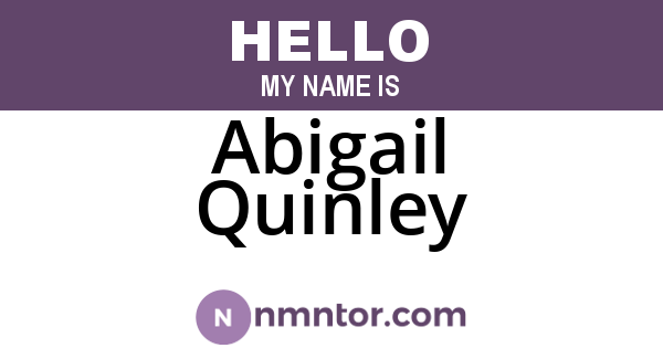 Abigail Quinley