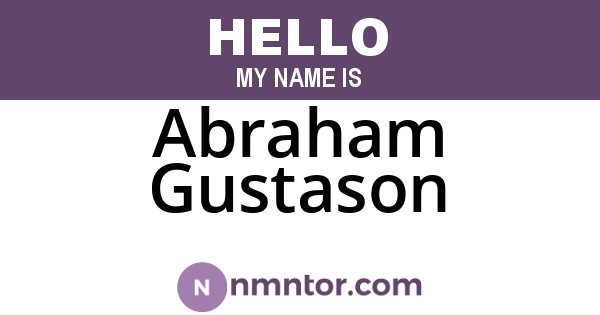 Abraham Gustason