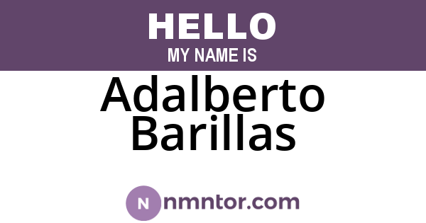 Adalberto Barillas