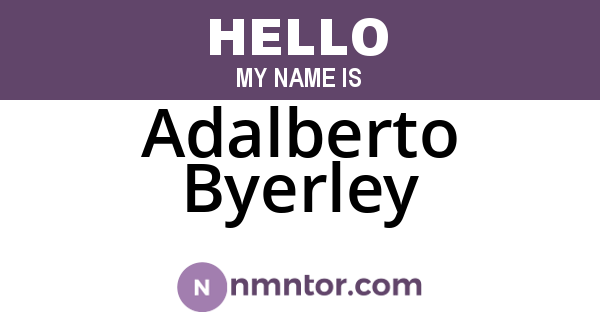 Adalberto Byerley