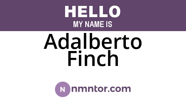 Adalberto Finch