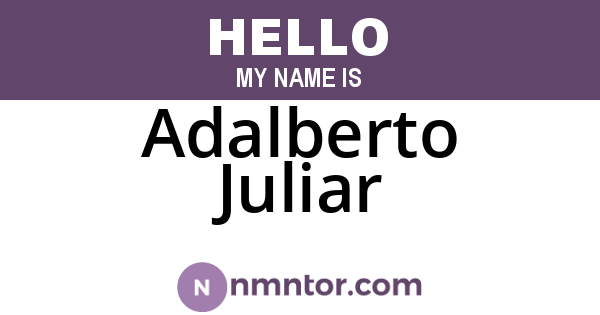 Adalberto Juliar