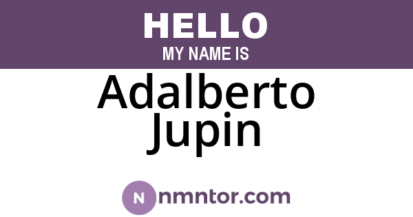 Adalberto Jupin