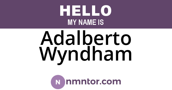 Adalberto Wyndham