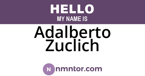 Adalberto Zuclich