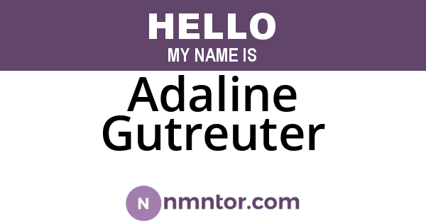 Adaline Gutreuter
