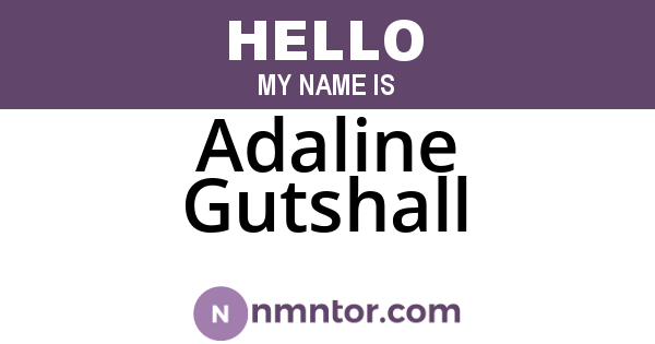 Adaline Gutshall