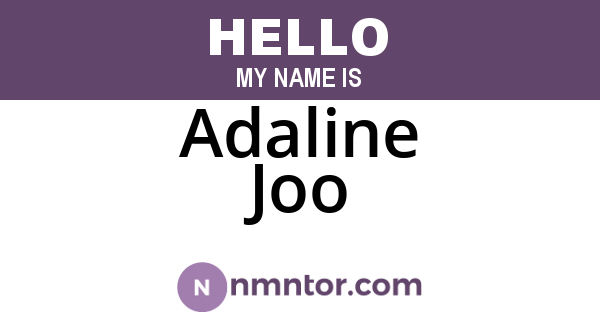 Adaline Joo