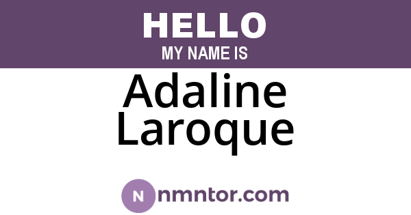 Adaline Laroque