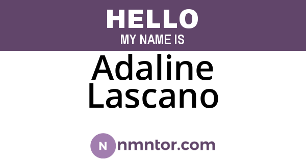 Adaline Lascano