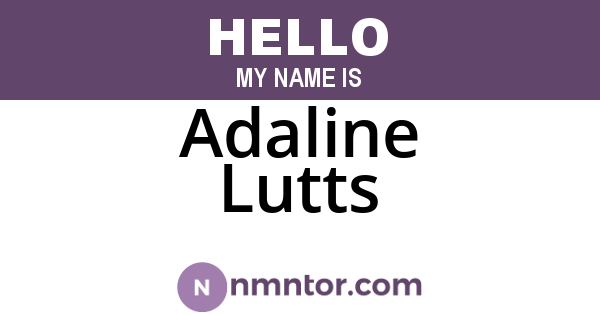 Adaline Lutts