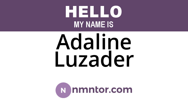 Adaline Luzader
