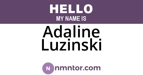 Adaline Luzinski