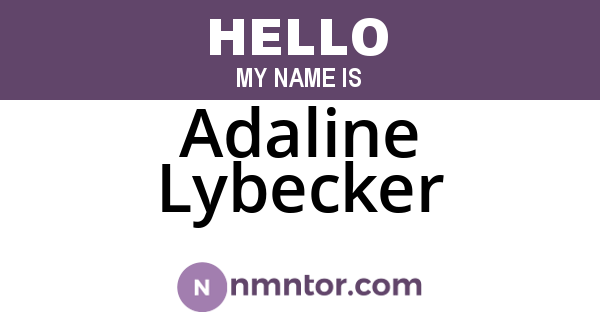Adaline Lybecker