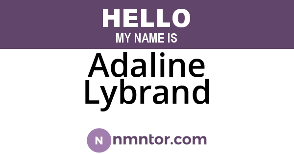 Adaline Lybrand