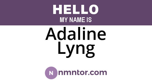 Adaline Lyng