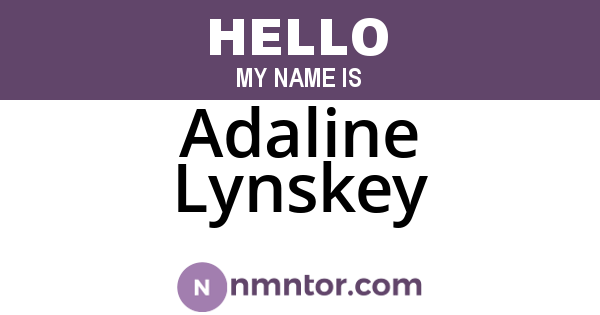Adaline Lynskey