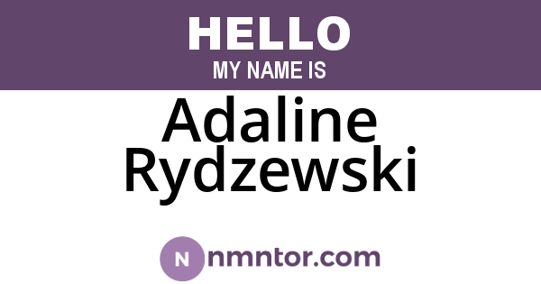 Adaline Rydzewski