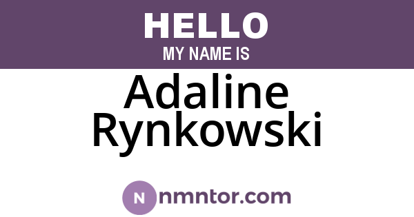 Adaline Rynkowski